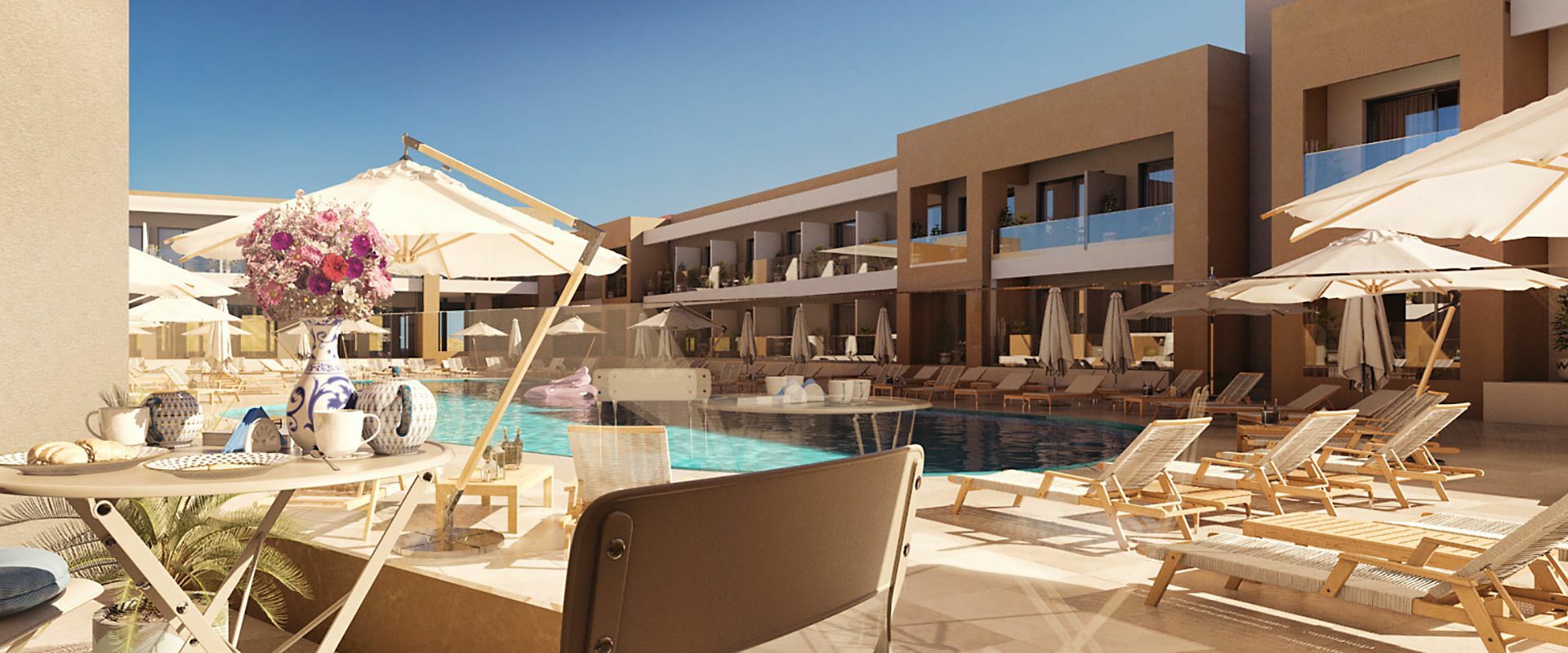 White Olive Elite Laganas Hotell Exteriör bild
